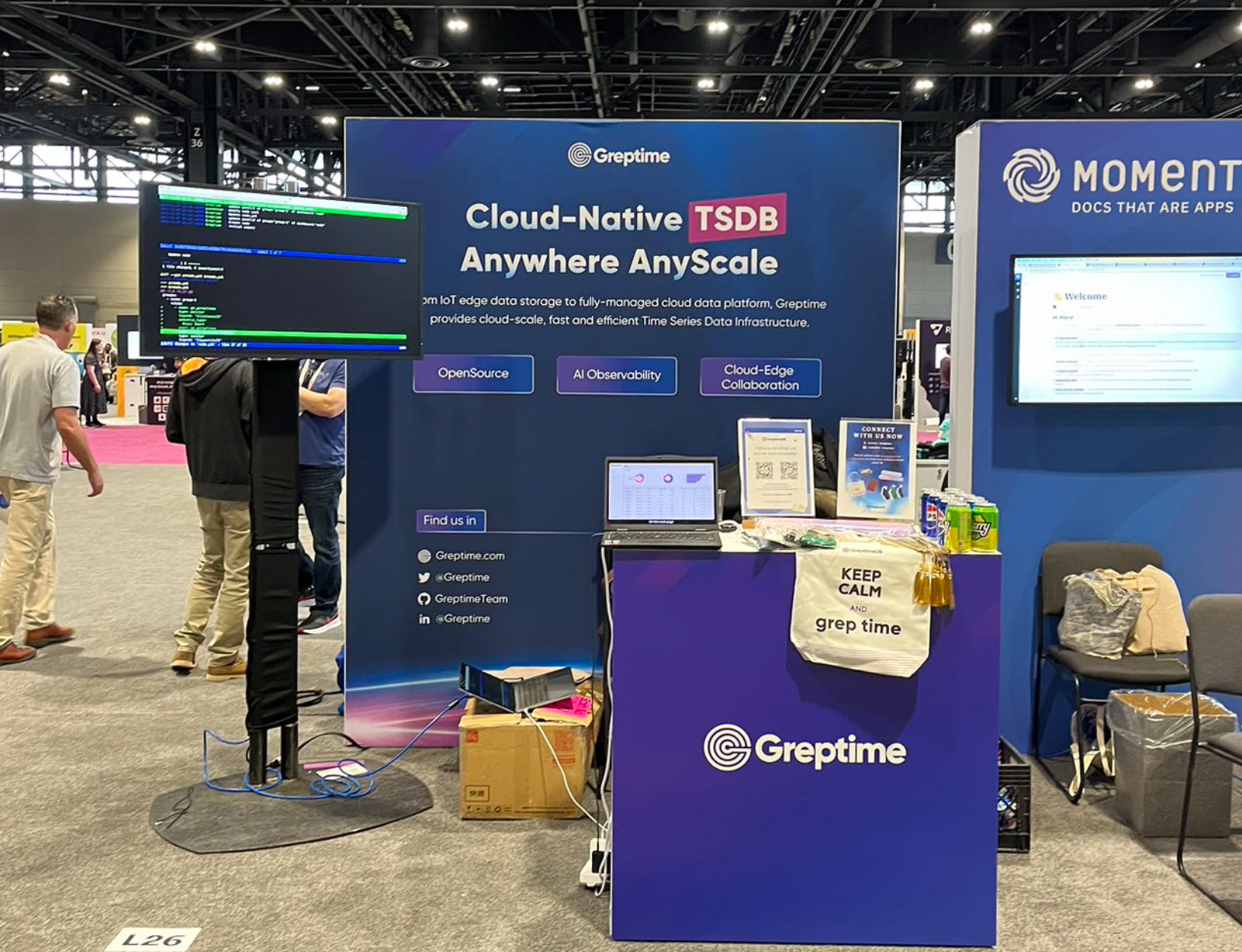 Greptime booth