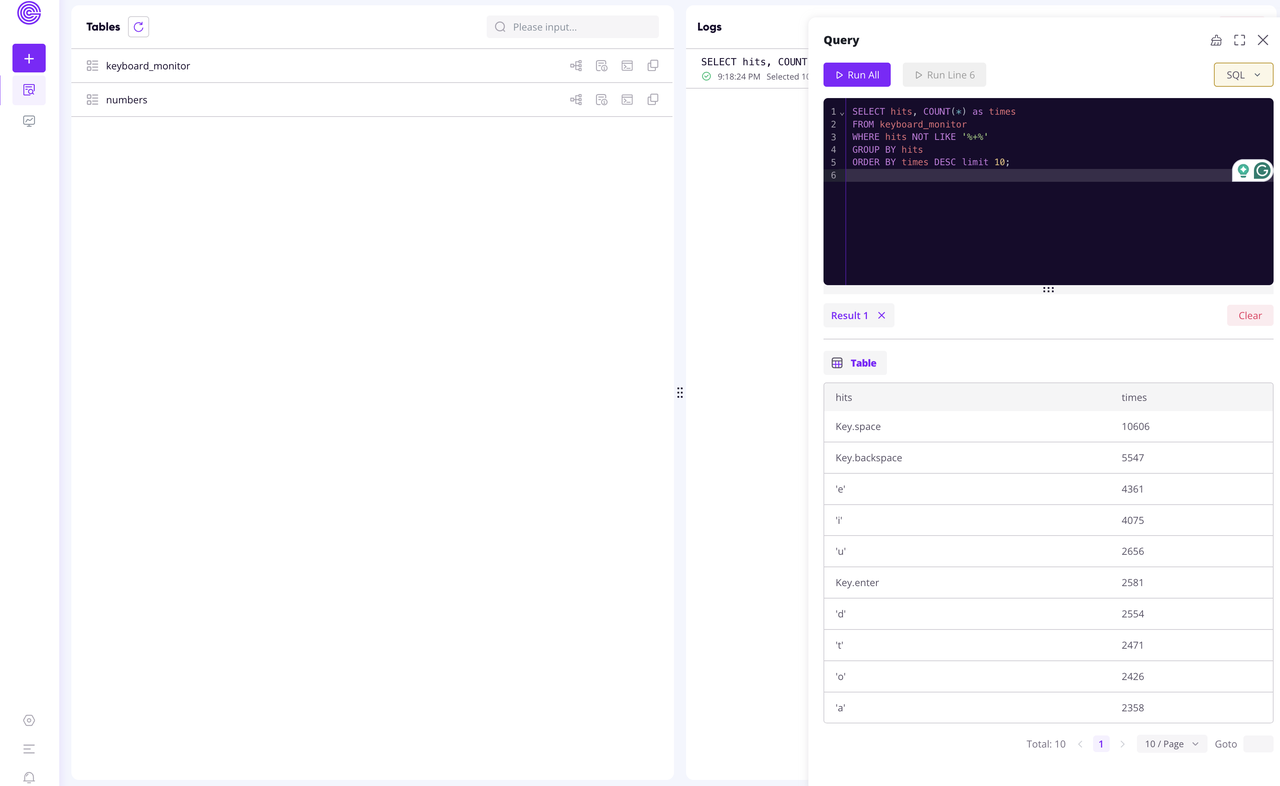 Query Data in GreptimeCloud Dashboard with Sql
