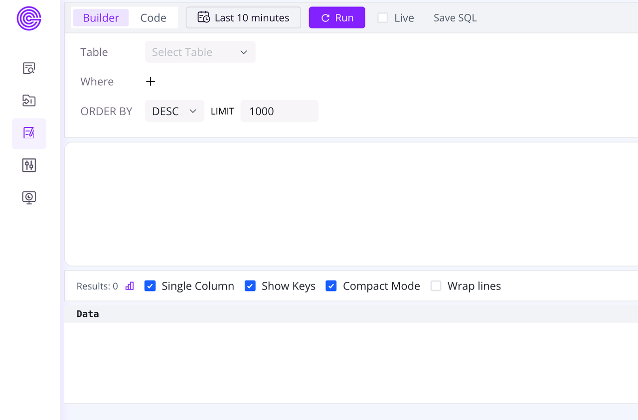 (Figure 2: Visiting Log-Query Page)